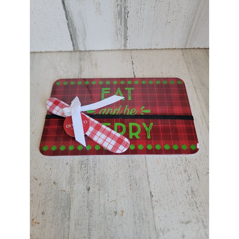 Demdaco eat and be merry‎ food board Xmas kitchen decor